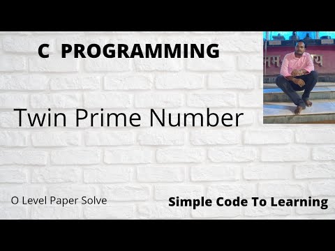 C Program To Print Twin Prime Numbers Between Range || Twin Prime ...