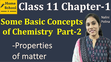 Some Basic Concepts of Chemistry Class 11 Part 2
