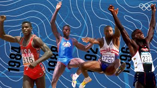 The Most Incredible Jumps in History!  Carl Lewis' Olympic Long Jump Legacy