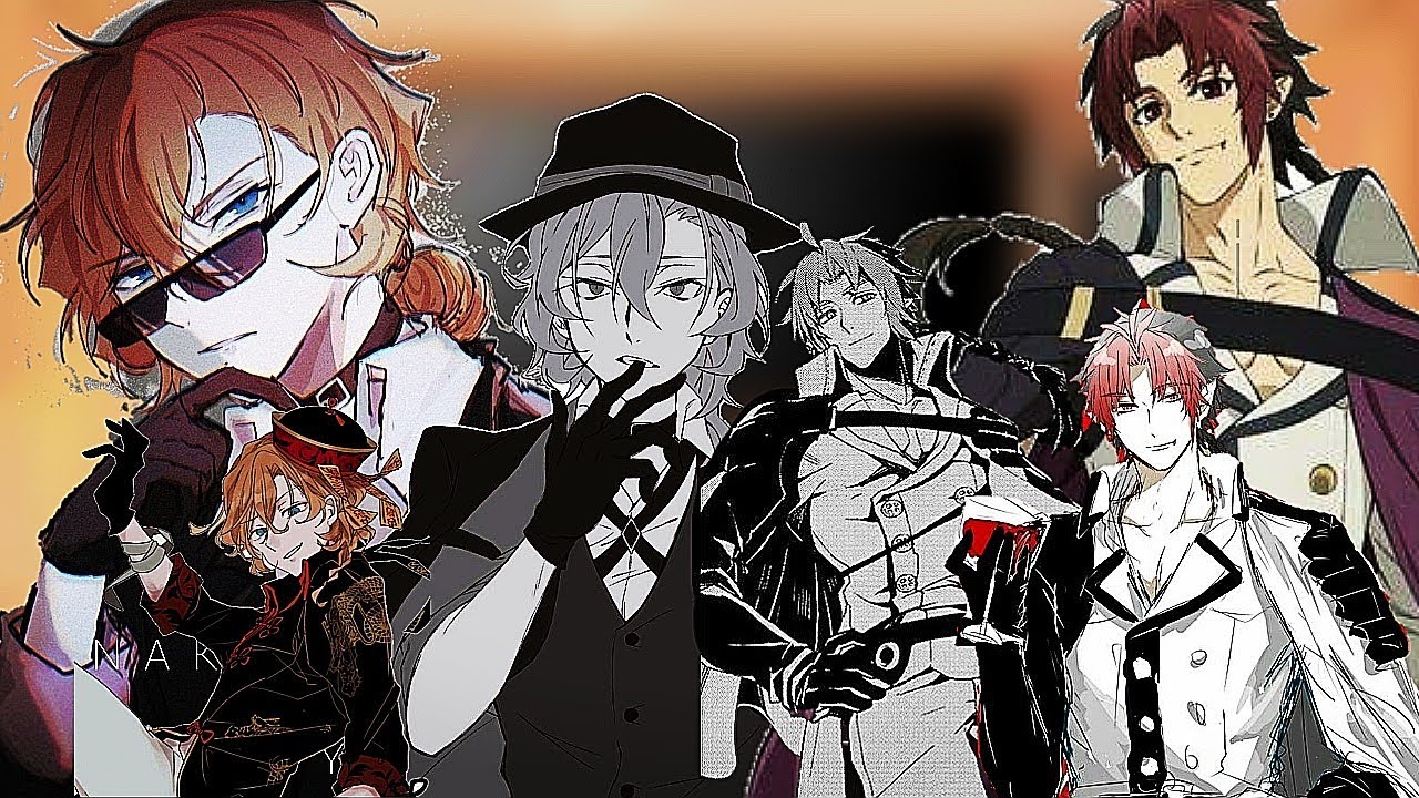 BSD React to Chuuya as Crowley/Реакция БСД на Чуя это Кроули. НА ЗАКАЗ.