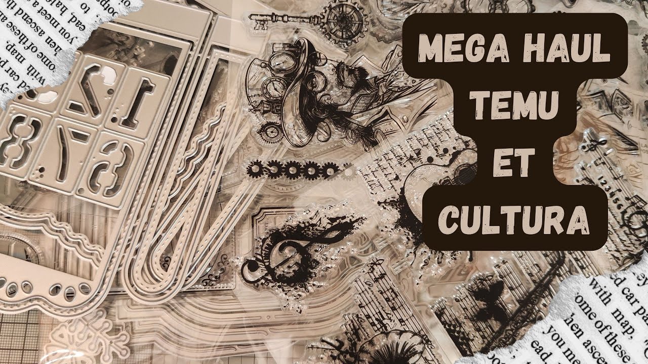 MEGA HAUL Scrapbooking : Trésors de TEMU et CULTURA 🎨🛍️ #Scrapbooking #MegaHaul #temuhaul #cultura