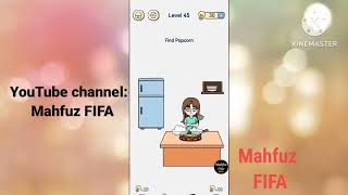 Brain Maze level 45 🎮🎮 offline gameplay, brain test, walkthrough, Android, IOS || Mahfuz FIFA