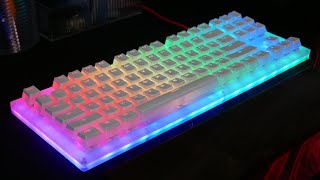 Womier/GamaKay K87 + HyperX White Pudding Keycaps = RGB Insanity || Unboxing, Review, & Sound Test! screenshot 5