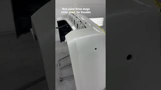 How Painting Cadillac Escalade new paint three stage white pearl/ como pintar colores perlados?
