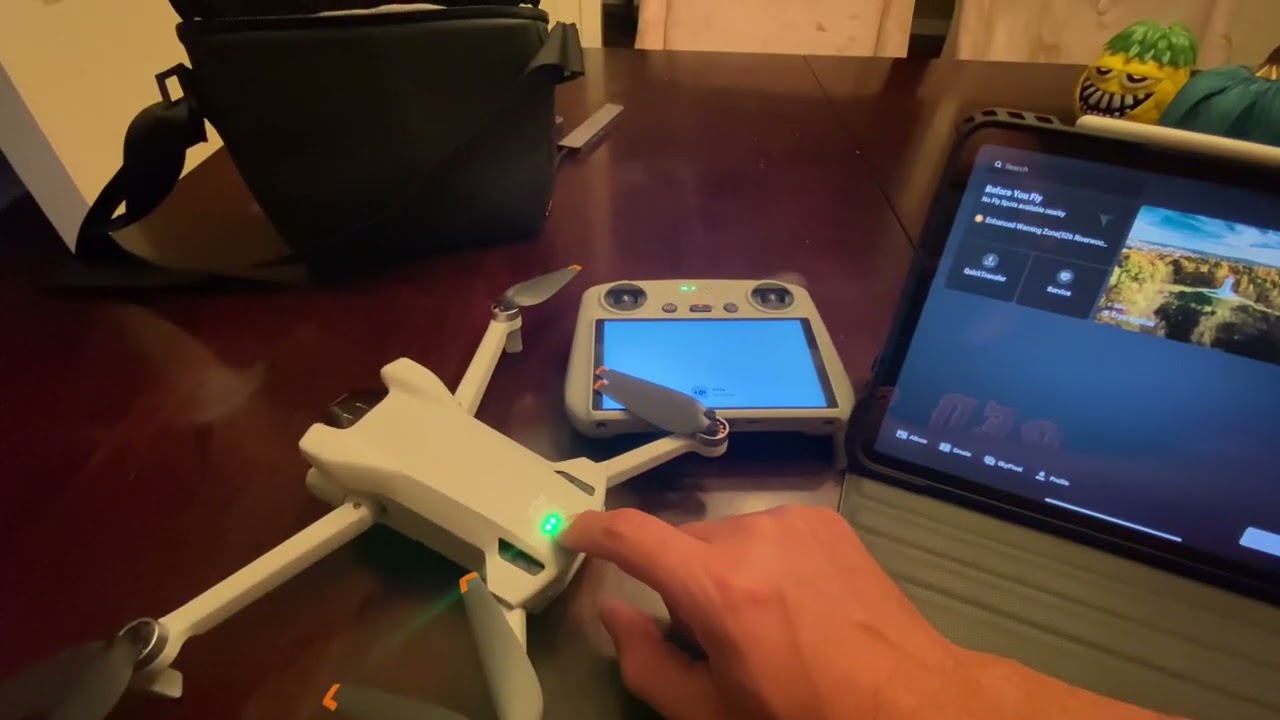 DJI mini 3 media remove to tablet/IPAD One of two ￼