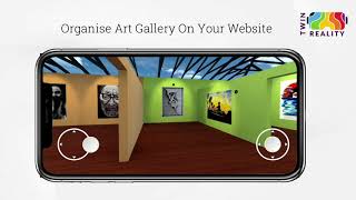 Art Gallery directly on website - Web VR