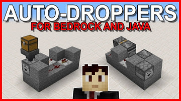 Auto-Dropper Tutorial | Bedrock and Java Minecraft 1.21