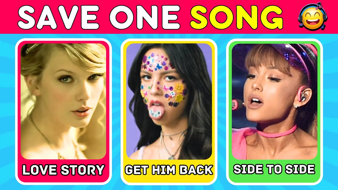 SAVE ONE SONG   Most Popular Songs EVER  Music Quiz  4