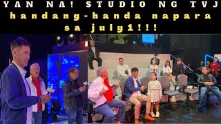 Studio ng TVJ sa TV5 Handa na Buong Cast nagpaMISA