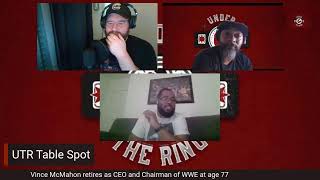 UTR Table Spot Vince McMahon announces retirement at age 77