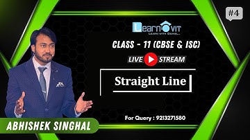 #4 | Angle between two lines | Parallel & perpendicular | Straight Line | 2021-22 | By Abhishek sir