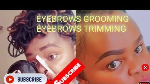 HOW TO SHAPE  YOUR EYEBROWS USING A RAZOR BLADE  // BEGINNERS FRIENDLY