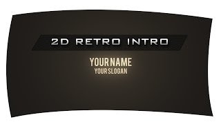 [FREE] 2D Retro Intro Template