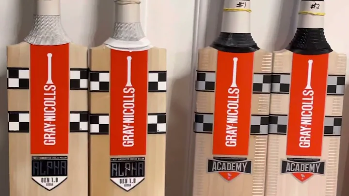 Gray-Nicolls Academy, Alpha 3 star and 5 star bats...