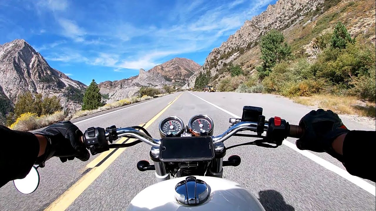 This Is Why We Ride // Royal Enfield Interceptor 650 // Tioga Pass Road ...