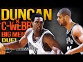 Tim Duncan vs Chris Webber BiG MEN Duel | TD With 33 Pts, C-Webb With 34 Pts | Jan 13, 2000