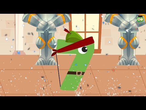 Video Toán lớp 1 | Số 7 - youtube