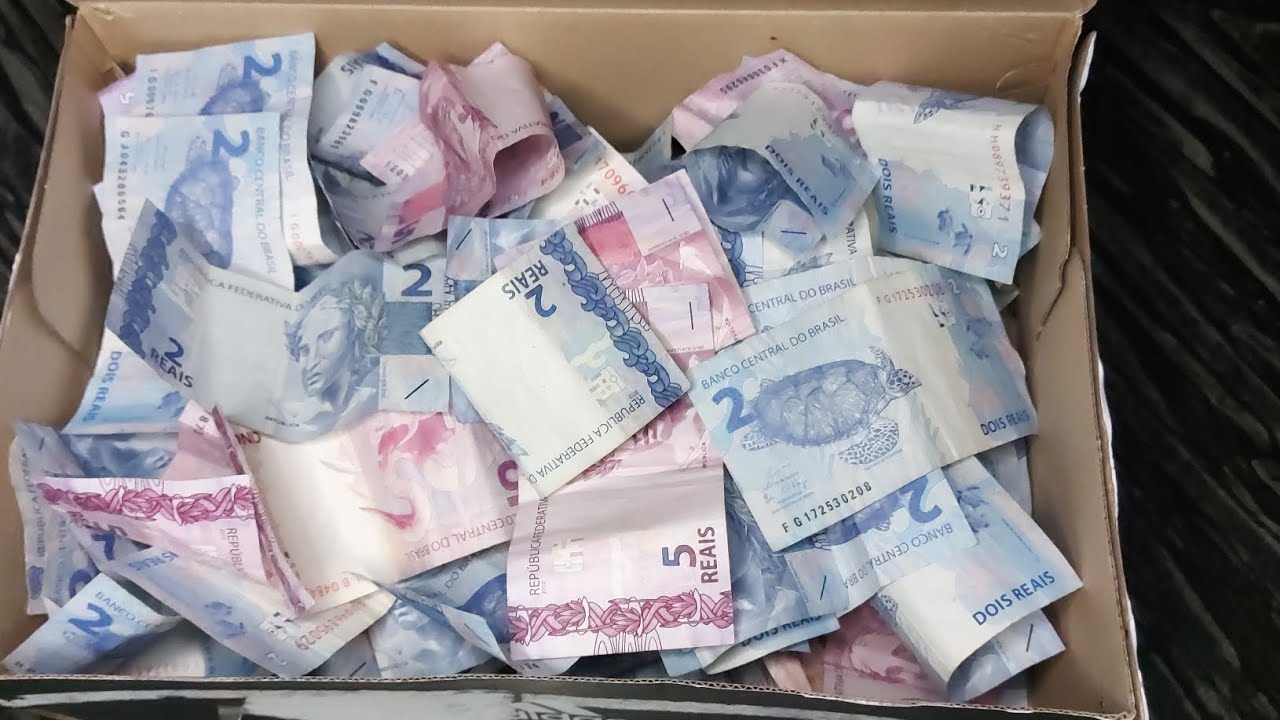 Abri meu cofrinho - Quanto Deu?#dinheiro #cofre