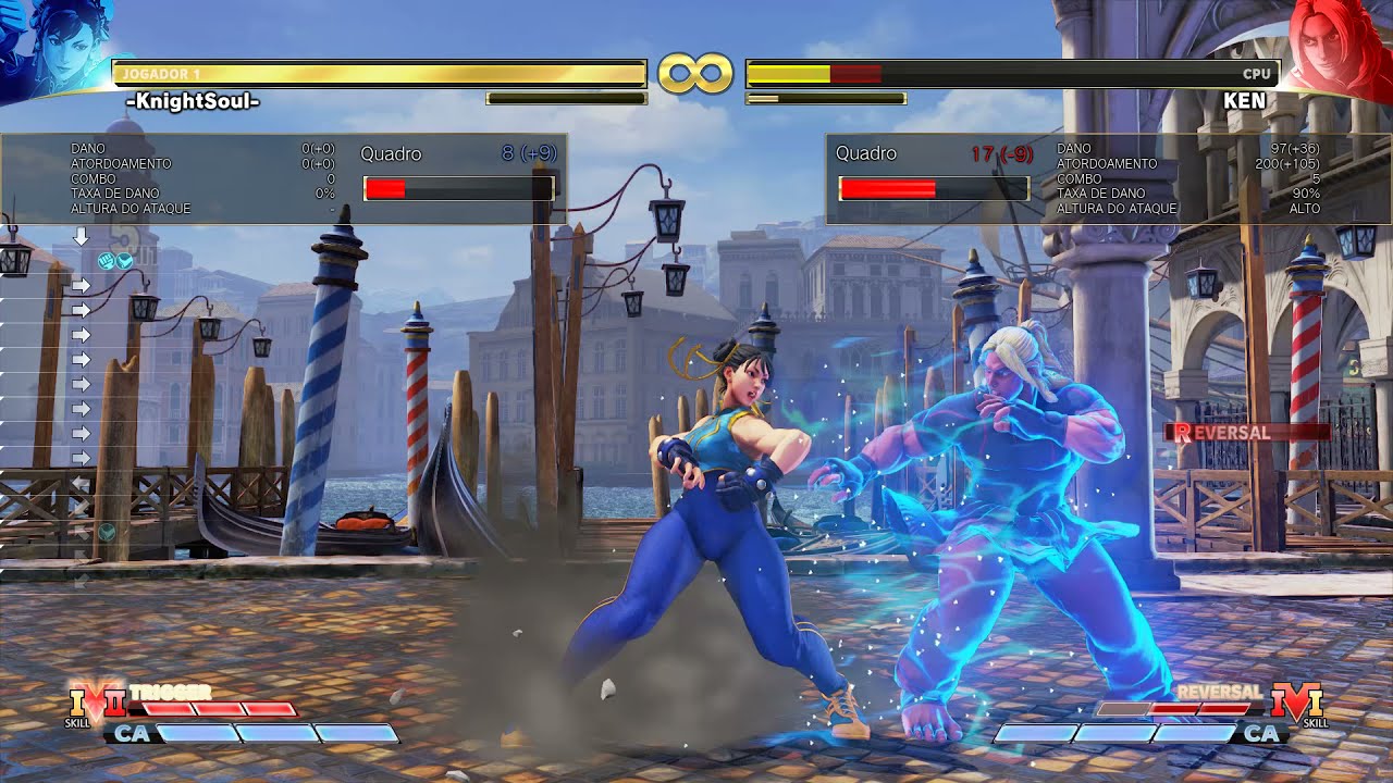 Chun-Li lab #02 - Wakeup V-Shift punish