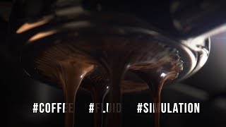 Fluid (coffee) simulation for TV Commercial - Houdini &amp; Blender