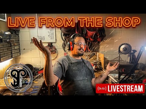 LIVE From The Shop!!! On Going Knife Builds Taking Shape