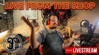 LIVE From The Shop!!! On Going Knife Builds Taking Shape