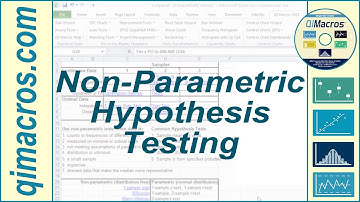 Non-Parametric Hypothesis Testing in Excel, with the QI Macros