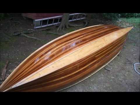 Wood Boat Building Stitch And Glue Duck Boat Plans - YouTube