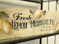 IOD Lemon Drops Transfer Wood Sign Tutorial