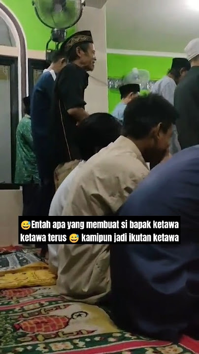 momen lucu ketika bapak-bapak nahan ketawa ketika sholat tarawih ‼️#sholattarawih #ngakak #lucu