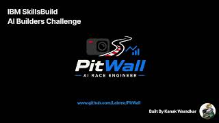 PitWall // AI Race Engineer — IBM AI Builders Challenge 2026