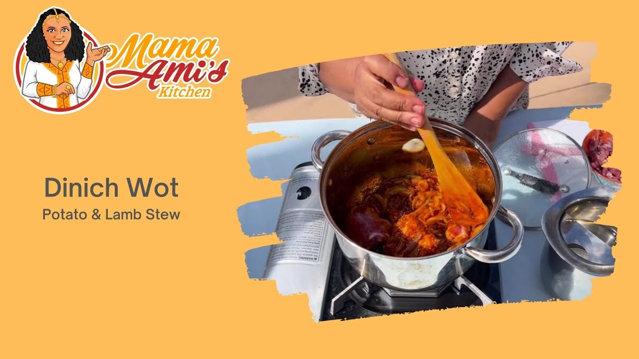 Dinich Wot Potato and Lamb Stew (Ethiopian and Eritrean Food) YouTube