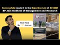 Successfully made it to SPJIMR Rejection List | SP Jain PGDM BM Interview | Cat 2025 Prep Motivation