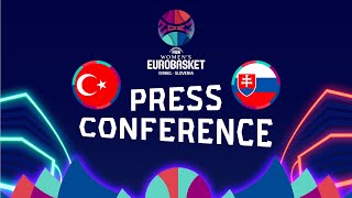 Turkey v Slovakia - Press Conference