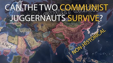 HOI4 Timelapse - What if Communist China and the USSR fought together in a non-historical world?