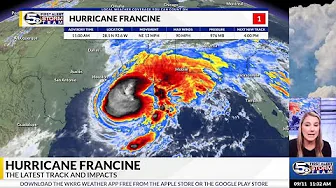Francine approaches LA Coastline thumbnail