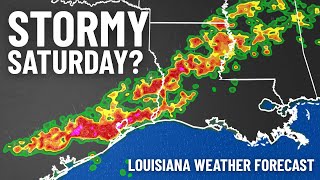 STORMY Weekend, Followed by a FREEZE Next Week | Louisiana Weather Forecast