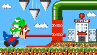 Mario Hospital: Super Mario Take Yoshi to Hospital BUT Swap Places | Game Animation