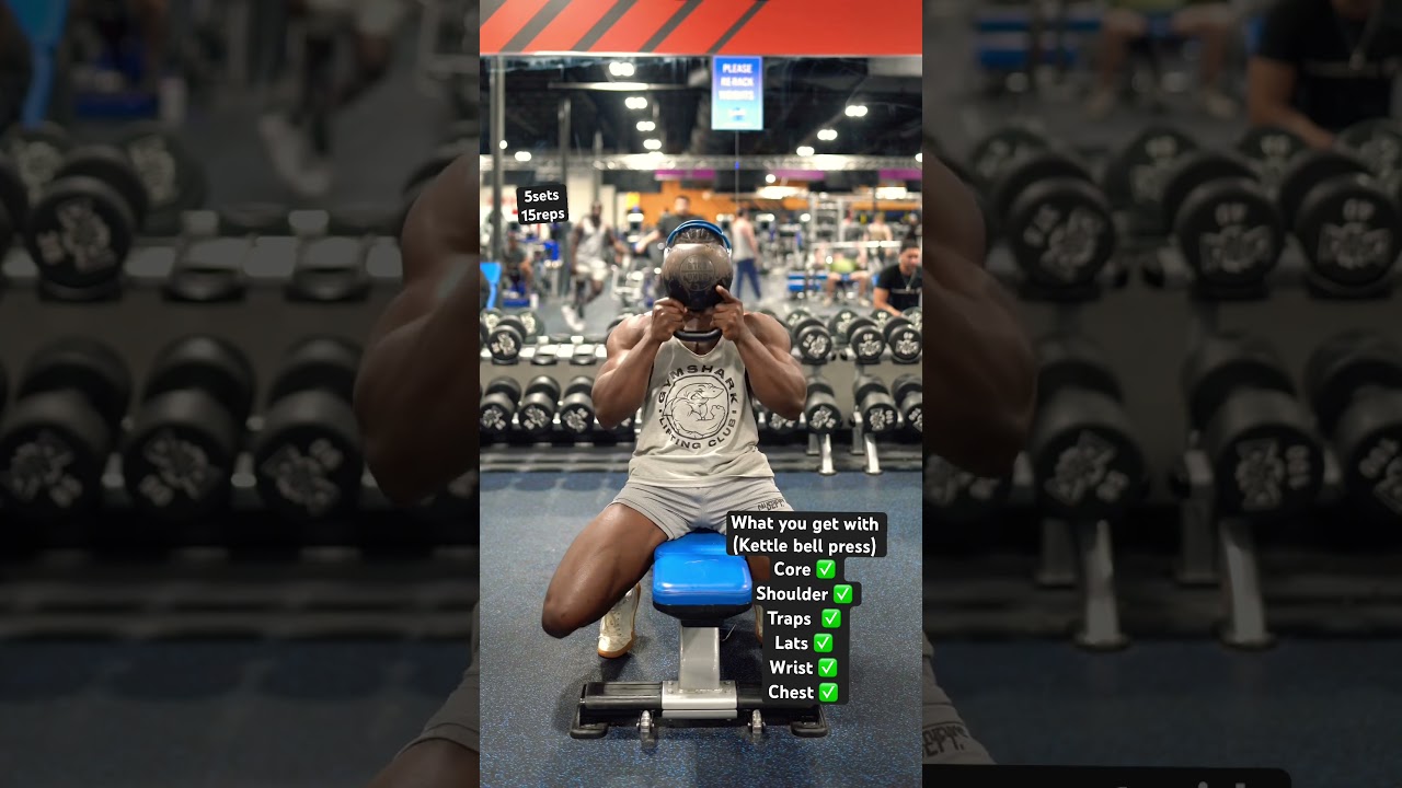 Try this function movement | kettle Bell Press | 