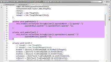 Android Spinner OnItemSelectedListener example to create Thought App pt 10