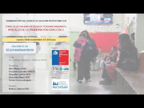 Seminario SSMSur: Temas en salud de personas migrantes: Más allá de la pandemia por SARS-COV-2