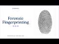 Forensic Fingerprinting Explained | Basics, Formation &amp; Types (Hindi)