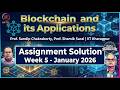 NPTEL Blockchain and its Applications Week 5 Assignment Solution Jan 2026 (Higher Accuracy)