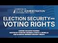 “Election Security and Voting Rights" Queens, New York Shadow Hearing