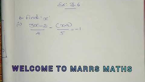 T.N.8th Maths | Algebra | Ex.3.6,sum.6(i,ii) |#marrsmaths.