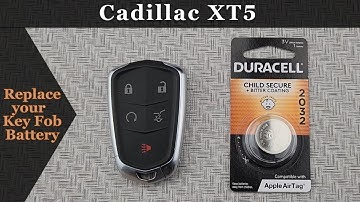 How to DIY Replace or Change a 2017-2020 Cadillac XT5 Key Fob Remote Battery