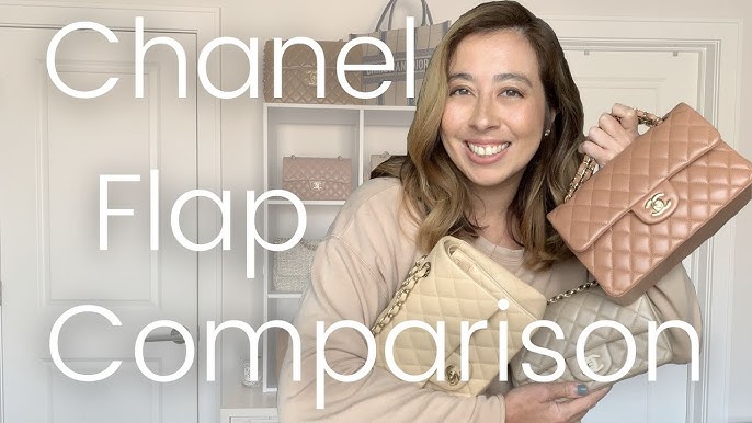 Which one? CHANEL FLAP BAG COMPARISON - Mini vs Small vs M/L 