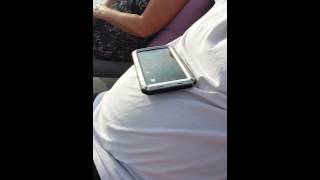 Vanessas Belly Kicking . August 2016