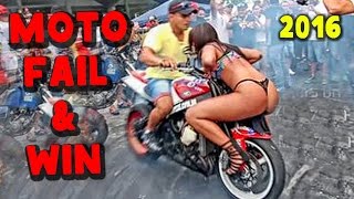 Motorcycle Fails And Wins 2016 \ Adorable Cat Riding Motorcycle!!!