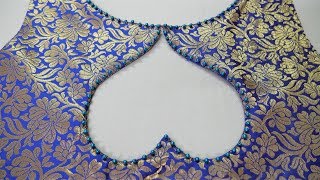 Latest And Easy Back/Front Boat Neck Design For Suit/Blouse Cutting And Stitching